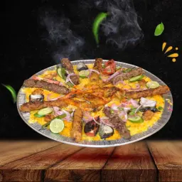 نص دجاج مع نص كيلو مشاوي